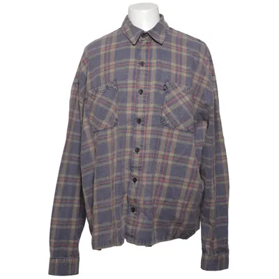 Flanellen overhemd (Blauw, Beige, Rood) van Lfdy Katoen