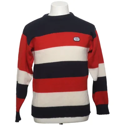Sweater (Blue, Red, White) from Marine Wool
