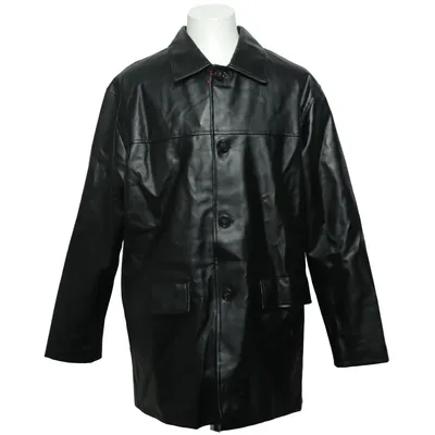 Veste (Noir) de AC Polyester, Polyuréthane