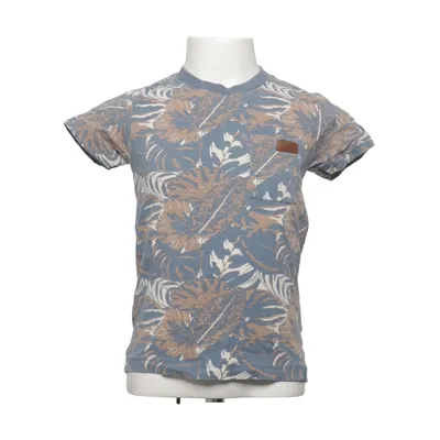 T-shirt (Bleu, Marron, Blanc) de Koko Noko Coton, Élasthane