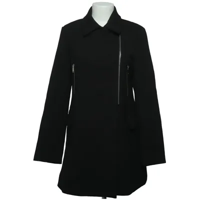 Coat (Black) from Softy Outerwear Collection Elastane, Polyester, Viscose