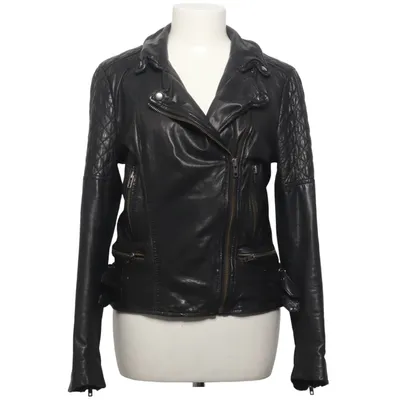 Biker jacket (Black) from Muubaa Cotton, Leather, Polyester