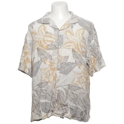 Short sleeve shirt (White, Gray, Yellow) from Zara Linen, Viscose