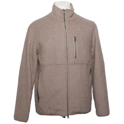 Fleece jas (Beige) van John Henric Polyester, Viscose, Wol