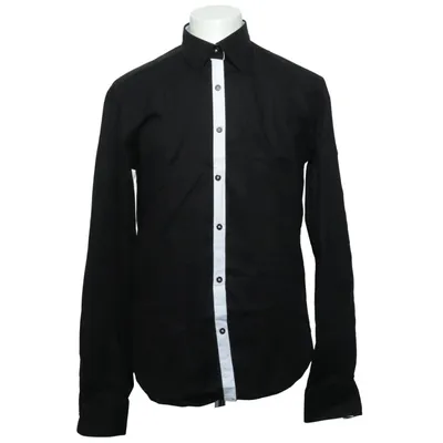 Shirt (Black, White) from Kayhan Cotton, Elastane