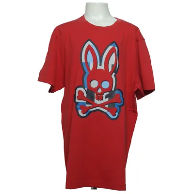 T-shirt (Red, Multicolored) from Psycho Bunny Cotton
