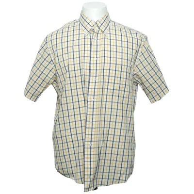 Short sleeve shirt (White, Yellow, Blue) from Cricket Cotton, Polyester