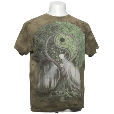 T-shirt (Vert, Multicolore) de The Mountain Coton