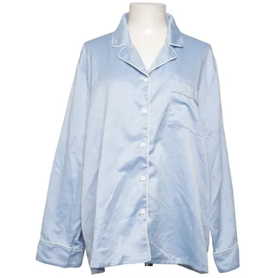 Pyjamasskjorte (Blå) fra Enkel Studio Bomuld, Polyester