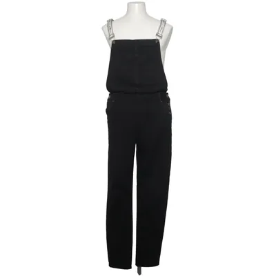 Hängselbyxor (Svart) från Boohoo Man Bomull, Polyester
