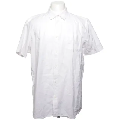 Chemise à manches courtes (Blanc) de Livergy Coton, Lin