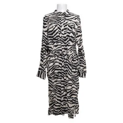 Robe longue (Noir, Blanc) de Leveté Room Polyamide, Viscose
