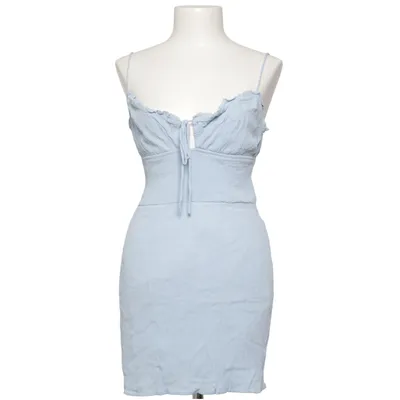 Kjole (Blå) fra Bershka Linned, Viscose