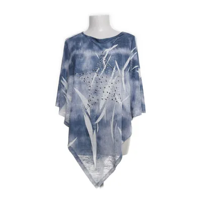 Poncho (Blauw) van Designer Polyester