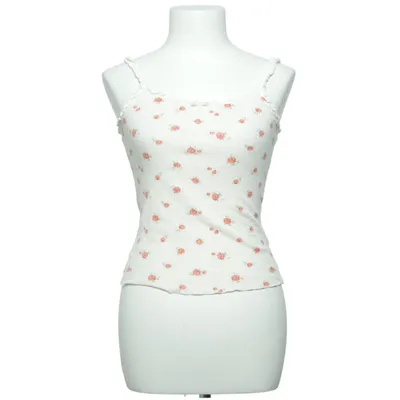 Tank Top (White, Red, Green) from Divided by H&M Cotton, Elastane, Polyamide, Polyester