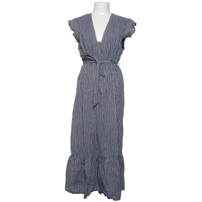 Maxi dress (Blue, White) from Luxzuz Cotton