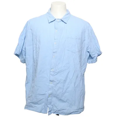 Short sleeve shirt (Blue) from LVCBL Cotton, Linen