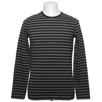 Langærmet t-shirt (Grå) fra H&M Man Bomuld