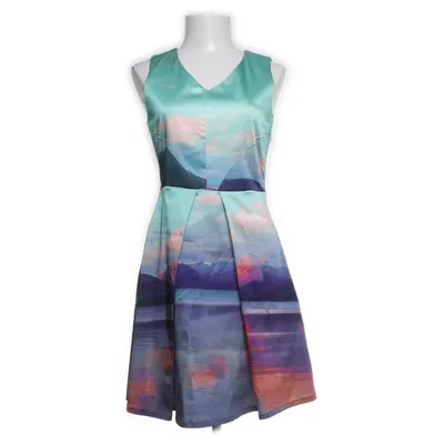 Klänning (Grön, Blå, Röd, Flerfärgad) från Yumi Bomull, Elastan, Polyester