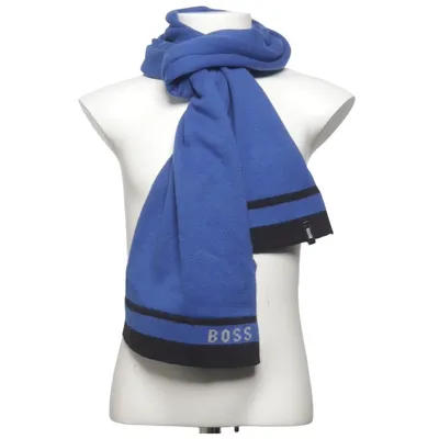 Halstørklæde (Blå) fra Hugo Boss Bomuld, Uld