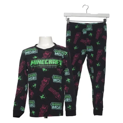 Pyjamas (Svart, Flerfärgad) från Minecraft Bomull