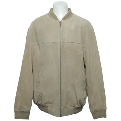 Leather jacket (Beige) from Redwood Outdoor Sportswear Leather, Polyester
