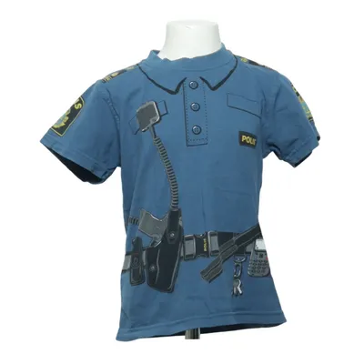 T-shirt (Bleu, Jaune) de Prendo Coton