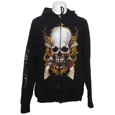 Huvtröja (Svart) från Rock Eagle Bomull, Polyester