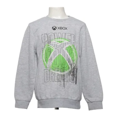 Sweatshirt (Gris, Vert) de Xbox Coton, Polyester