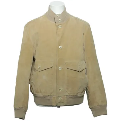 Leren jack (Beige) Leer