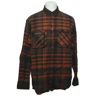 Chemise en flanelle (Orange, Marron) de Härkila Coton, Polyester