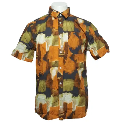 Chemise à manches courtes (Marron, Vert, Multicolore) de Anerkjendt