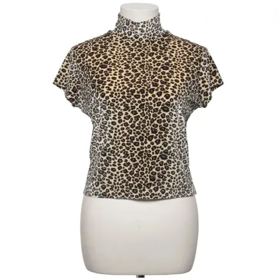 Top (Beige, Zwart) van Roberto Verino Elastaan, Polyester