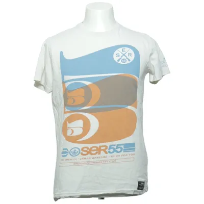 T-shirt (White, Multicolored) from Crosshatch Cotton