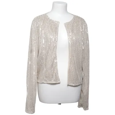 Kofta (Beige, Silverfärgad) Elastan, Polyester