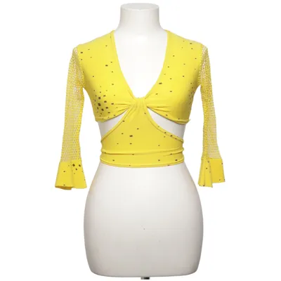 Crop top (Gul, Svart) från Tessa Elastan, Polyester