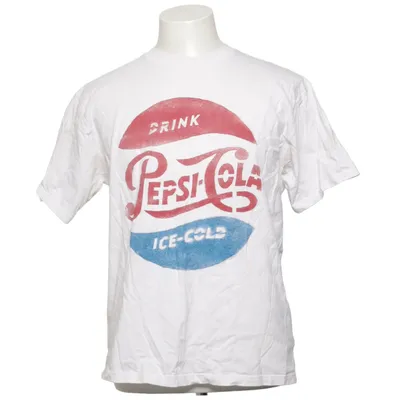 T-shirt (Vit, Röd, Blå) från Pepsi Bomull