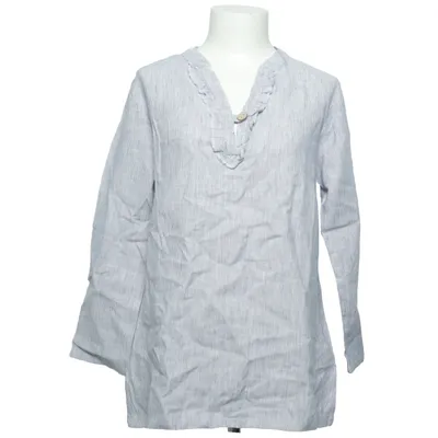 Blouse (Bleu, Blanc) de Bypias Lin
