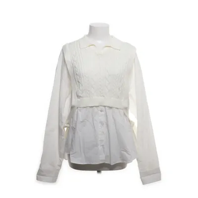 Chemise (Blanc) de Splash Acrylique, Coton, Nylon, Polyester, Laine