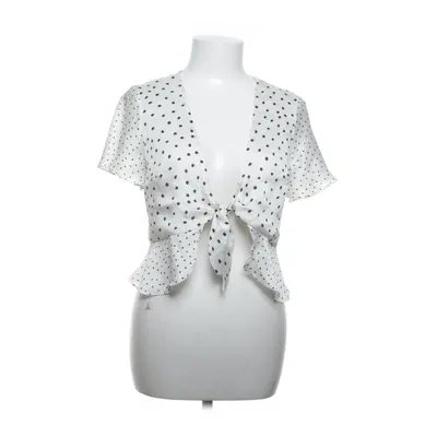 Omlottopp (Vit, Svart) från Bershka Night Out