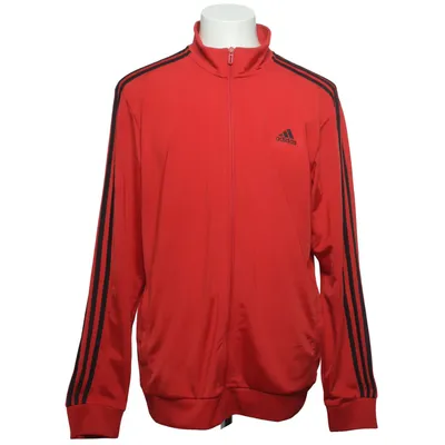 Träningsjacka (Röd, Svart) från Adidas Återvunnen polyester