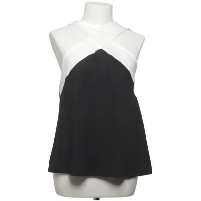 Top (Zwart, Wit) van Shein Curve Elastaan, Polyester