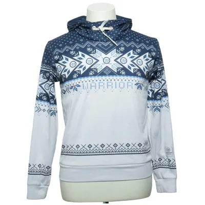Hoodie (Blue, White) from Warrior Polyester