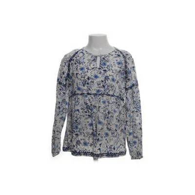 Blus (Vit, Blå) från Pepe Jeans London Viskos, Bomull