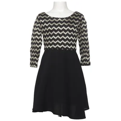 Dress (Black, Gold) from Sequin Hearts Polyamide, Polyester