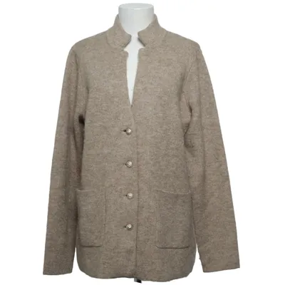 Cardigan (Beige) fra Halston Akryl, Elastan, Polyester, Uld