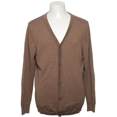 Cardigan (Brun) fra Dressmann Merinould