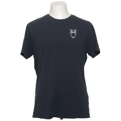 T-shirt (Blauw) van Knowledge Cotton Apparel Organisch katoen