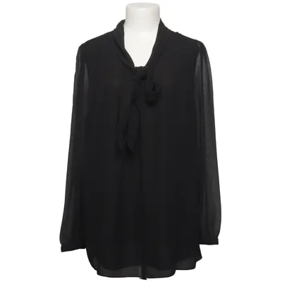Strikblouse (Grijs) van Gina Laura Collection Katoen, Modal, Polyester