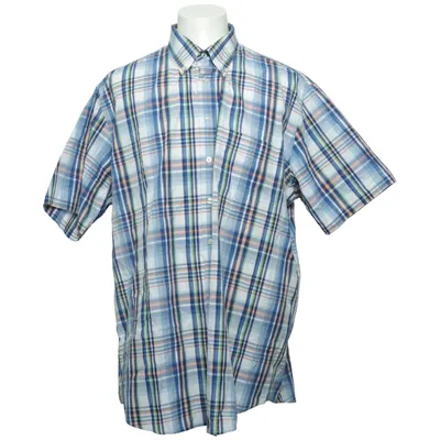 Chemise à manches courtes (Bleu, Blanc, Multicolore) de John Cabot Coton